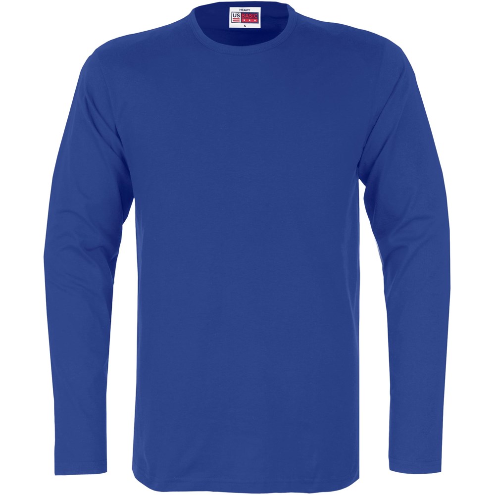 Mens Long Sleeve Portland T-Shirt - Royal Blue