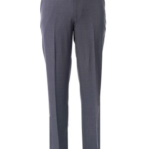 Bruno Flat Front  Trouser - Charcoal