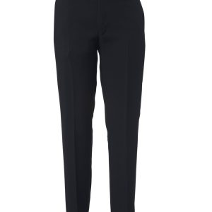 Mens Roman Slim Fit  Flat Front Trs - 84Cm - Blk