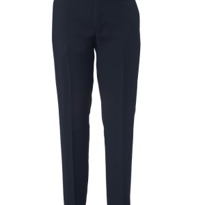 Mens Roman Slim Fit  Flat Front Trs - 84Cm - Nav