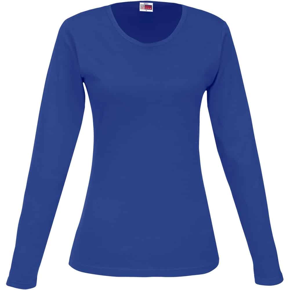 Ladies Long Sleeve Portland T-Shirt - Royal Blue